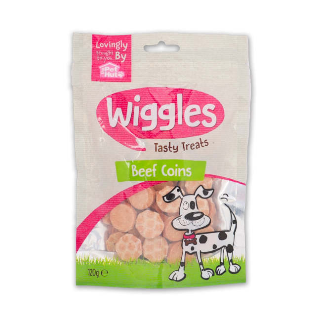 Wiggles Beef Coins 120g