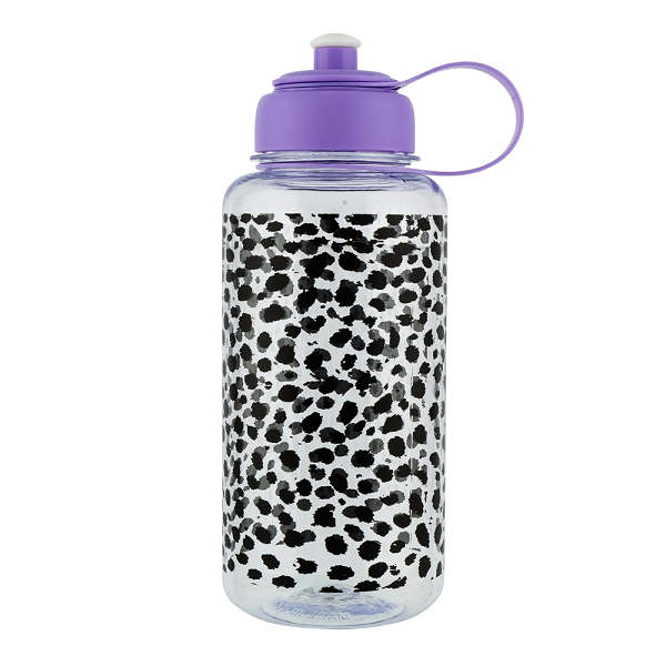Animal Spots Print Water Bottle