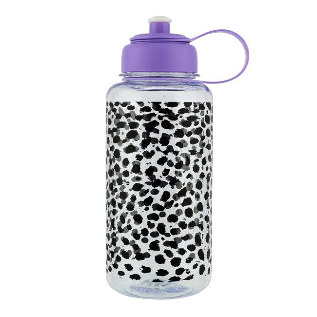 Animal Spots Print Water Bottle