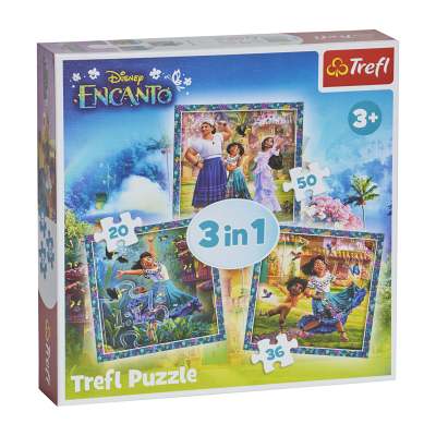 Disney Encanto Trefl 3 in 1 Puzzle