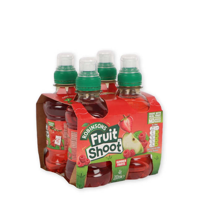 Robinsons Fruit Shoot Summer Fruits 200ml x 4 Pack