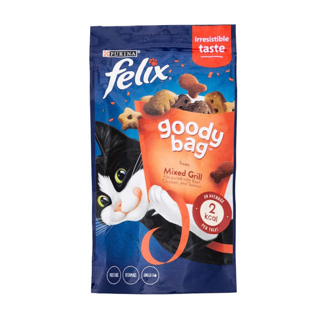 Felix Goody Bag Cat Treats Mixed Grill 60g