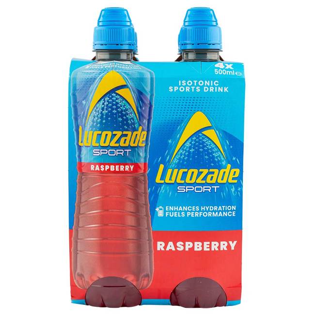 Lucozade Sport Raspberry 4 x 500ml