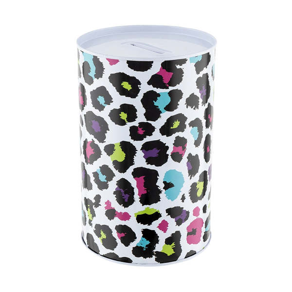 Money Tin Animal Pattern