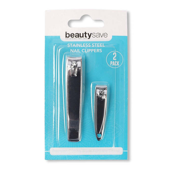 Stainless Steel Nail Clippers 2 Pack
