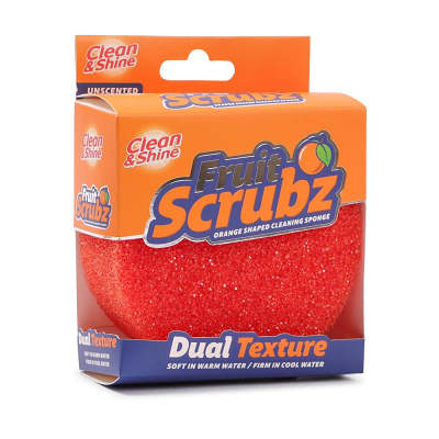 Clean & Shine Fruit Shaped Cleaning Sponge