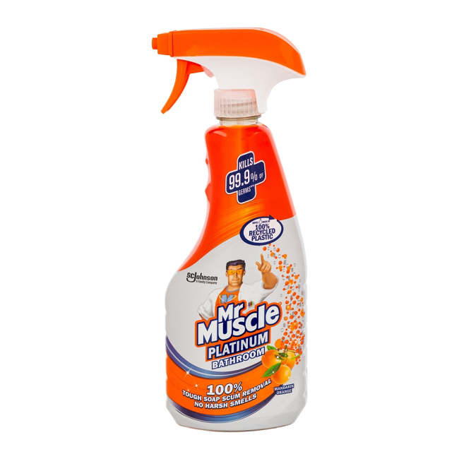 Mr Muscle Platinum Bathroom Cleaning Spray 500ml