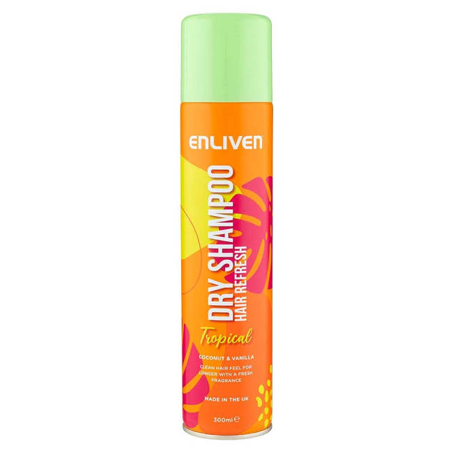 Enliven Dry Shampoo Tropical Coconut & Vanilla 300ml