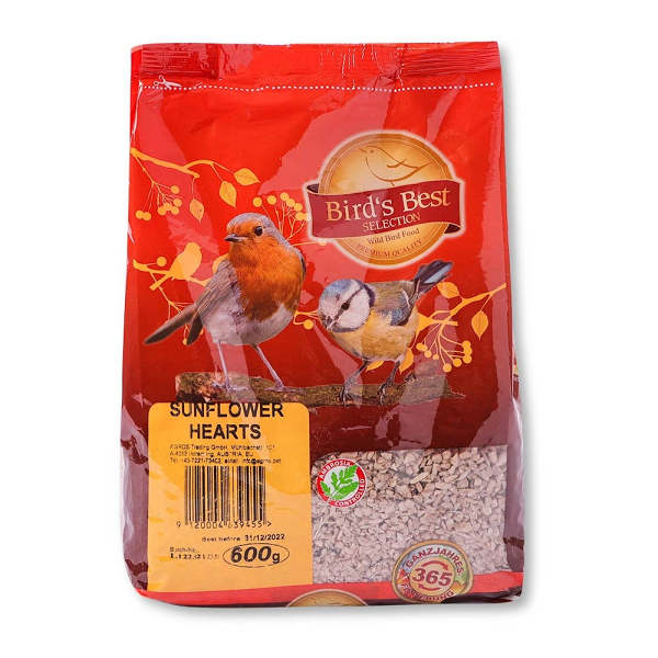 Bird's Best Selection Sunflower Hearts 600g