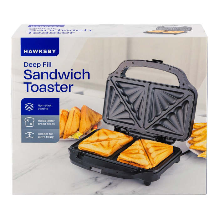 Hawksby Deep Fill Sandwich Toaster