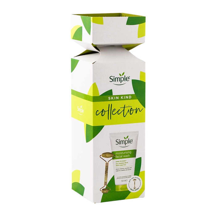 Simple Skin Kind Moisturising Facial Wash & Jade Roller Gift Set
