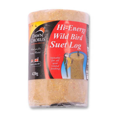 Dawn Chorus Hi-Energy Wild Bird Suet Log 420g