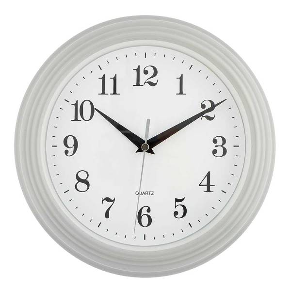 Grey Vintage Wall Clock