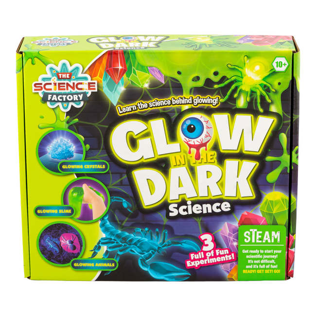 The Science Factory Glow In The Dark Science Kit