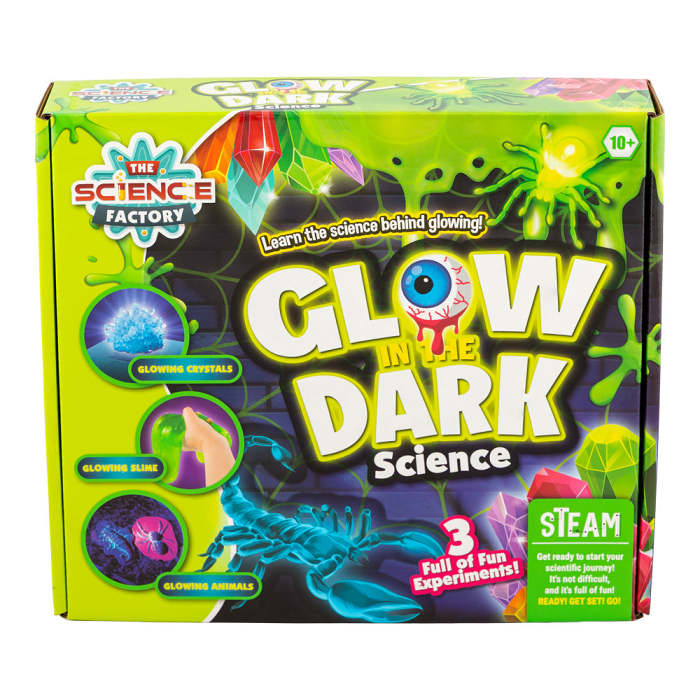 The Science Factory Glow In The Dark Science Kit