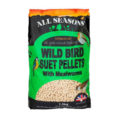 Wild Bird Suet Pellets With Mealworm 1.5 Kg