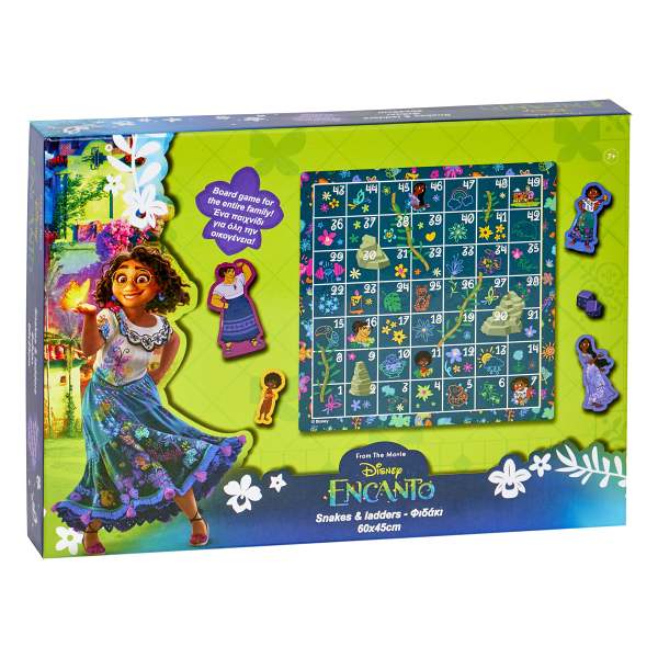 Disney Encanto Snakes & Ladders Board Game