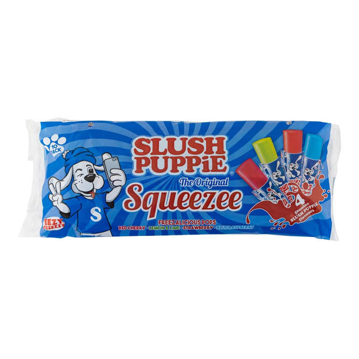 Slush Puppie Original Squeezee Ice Pops 60ml x 10 Pack