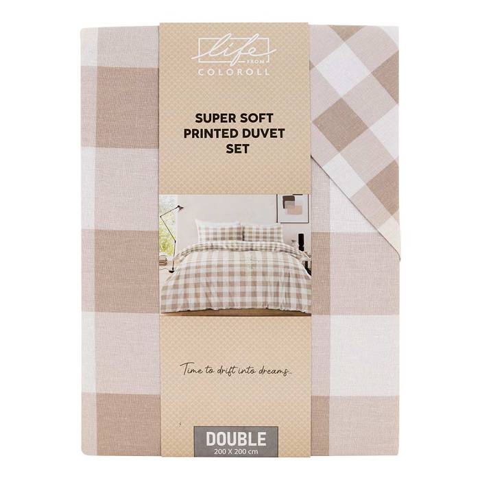 Poly Cotton Duvet Set Double