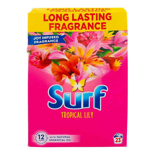 Surf Laundry Powder Tropical Lily 23 Washes 1150g