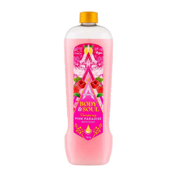 Astonish Pink Paradise Bath Soak 750ml
