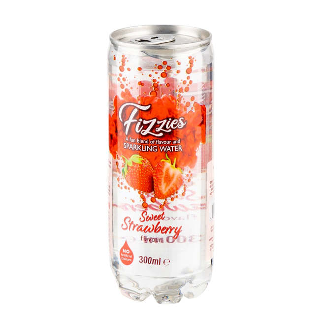Fizzies Sparkling Water Sweet Strawberry 300ml