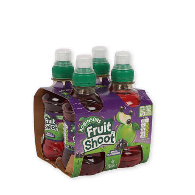 Robinsons Fruit Shoot Apple & Blackcurrant 200ml x 4 Pack