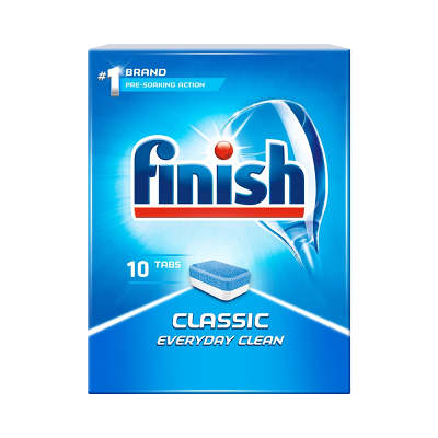 Finish Classic Everyday Clean Dishwasher Tablets 10 Pack
