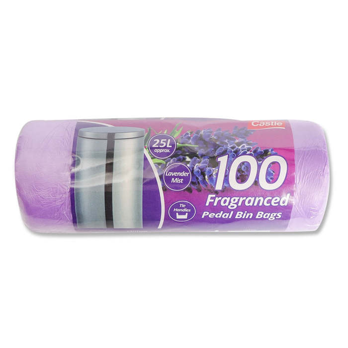 Fragranced Pedal Bin Bags 25 Litres x 100 Pack