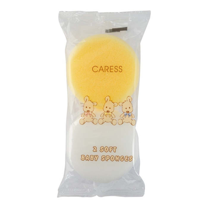 Caress Soft Baby Sponges 2 Pack
