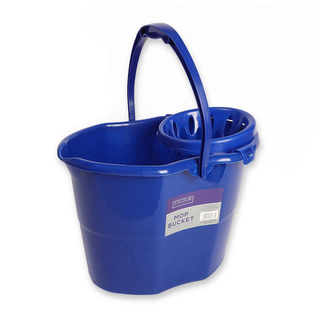 Blue Mop Bucket