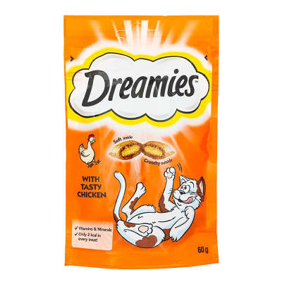 Dreamies Cat Treats With Tasty Chicken 60g