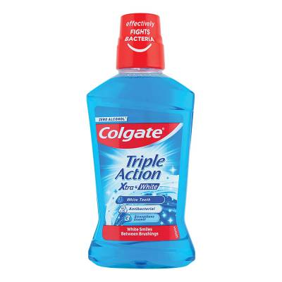 Colgate Triple Action Xtra White Mouthwash 500ml