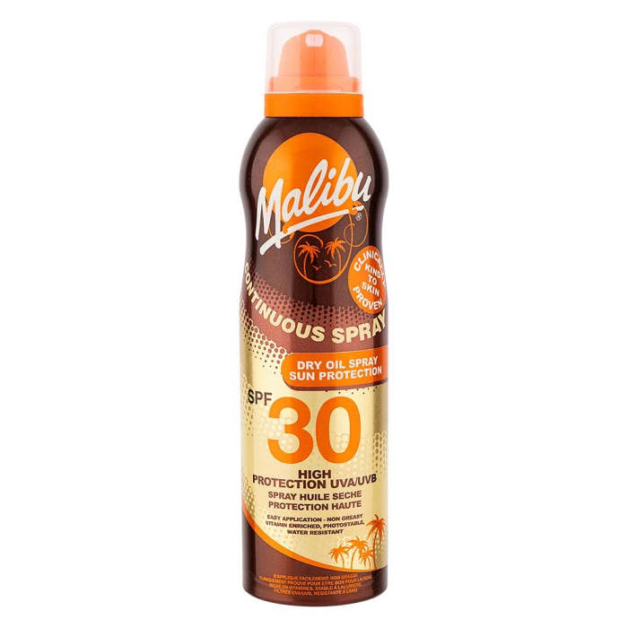 Malibu SPF 30 Dry Oil Sun Protection Spray 175ml