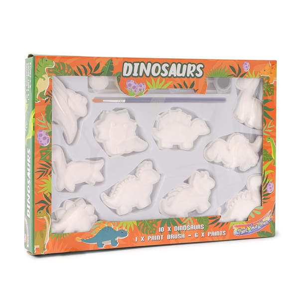 Paint Your Own Plaster Dinosaurs 10 Pack