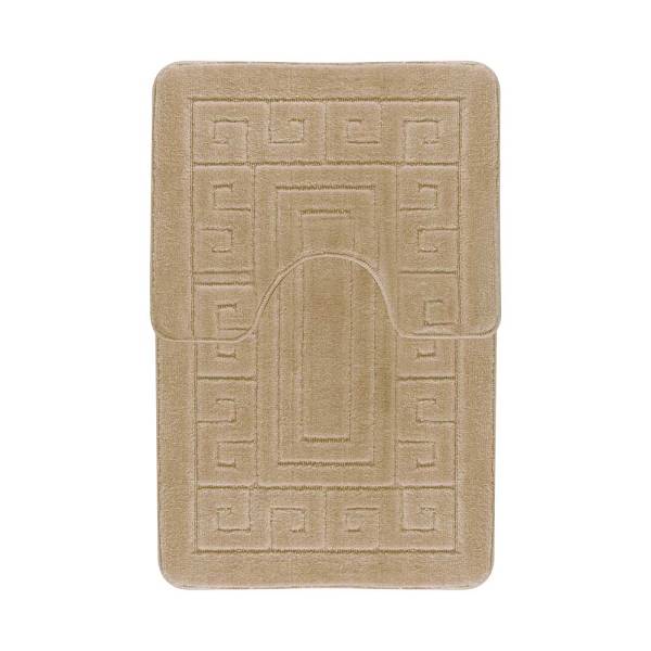 2 Piece Greek Style Bathmat & Pedestal Set
