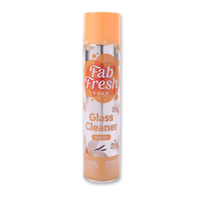 Fab Fresh Glass Cleaner Foam Spray Vanilla 300ml