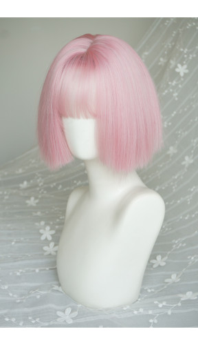  Short pink Wig