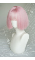  Short pink Wig