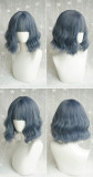 Blue-gray curls