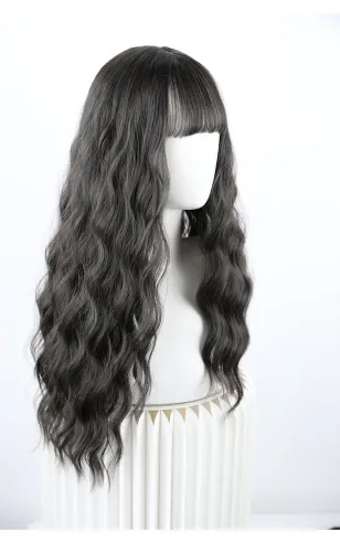  Instant noodles long curly hair