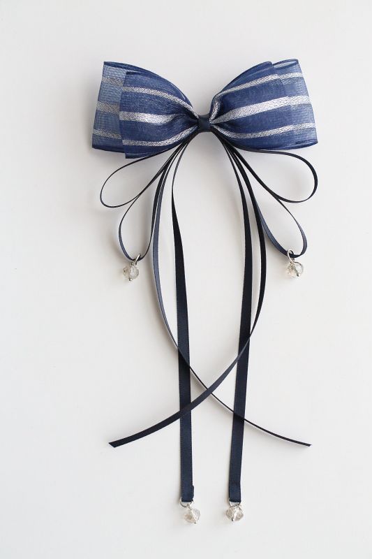 Ribbon bow hairpin