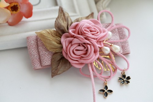  Retro style flower hairpin