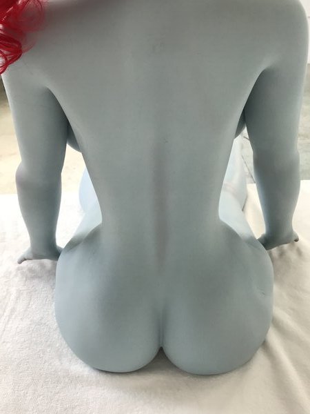 Jade!SM136Elf seamless silicone doll blue skin（on stock)