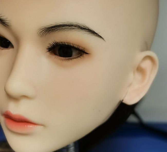 156A#58 Blue Avatar seamless silicone doll