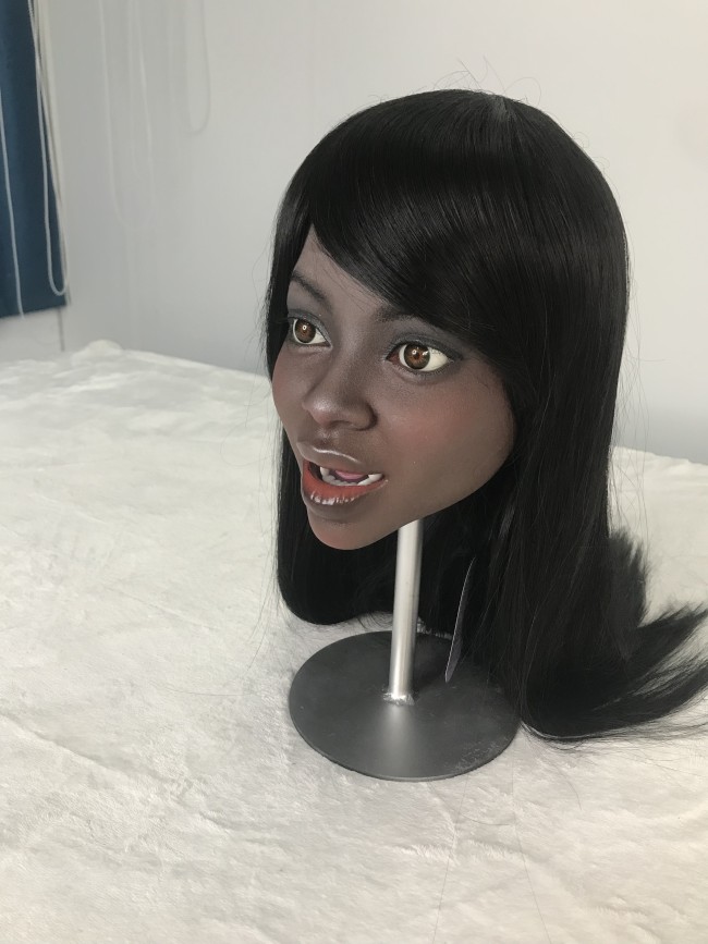 SM#136 silicone head with Movable jaw and oral(fit 140-170cm)
