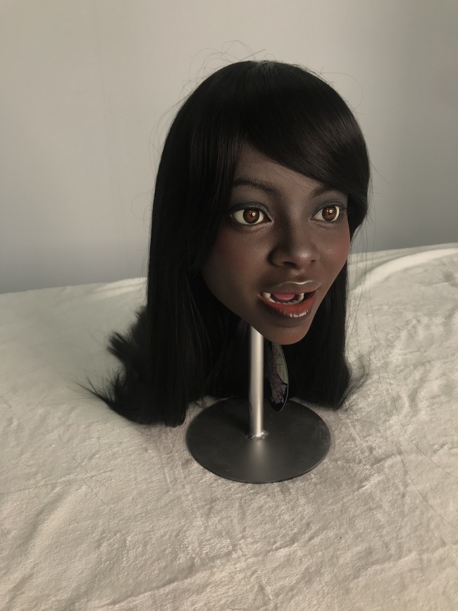 SM#136 silicone head with Movable jaw and oral(fit 140-170cm)