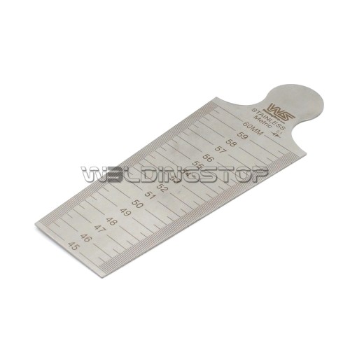 Welding Taper Gauge Hole Width/Diameter Inspection 45-60mm 13/16''-2 3/8'' Inch/mm Stainless Steel