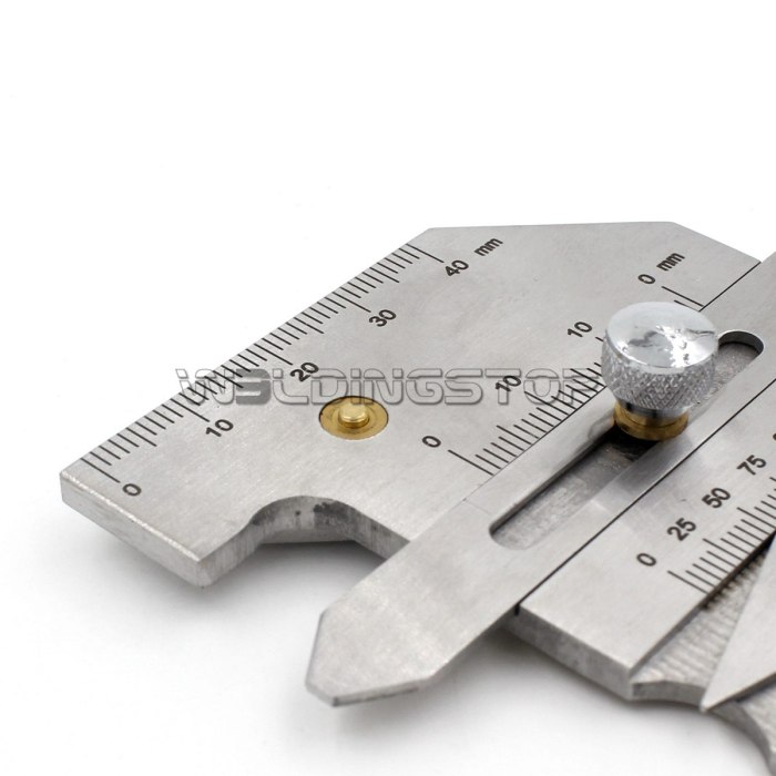 HJC-40 Welding Seam Gauge - Fillet Throat/Leg Length Gap/Undercut Depth Inspection Tool Metric | WeldingStop