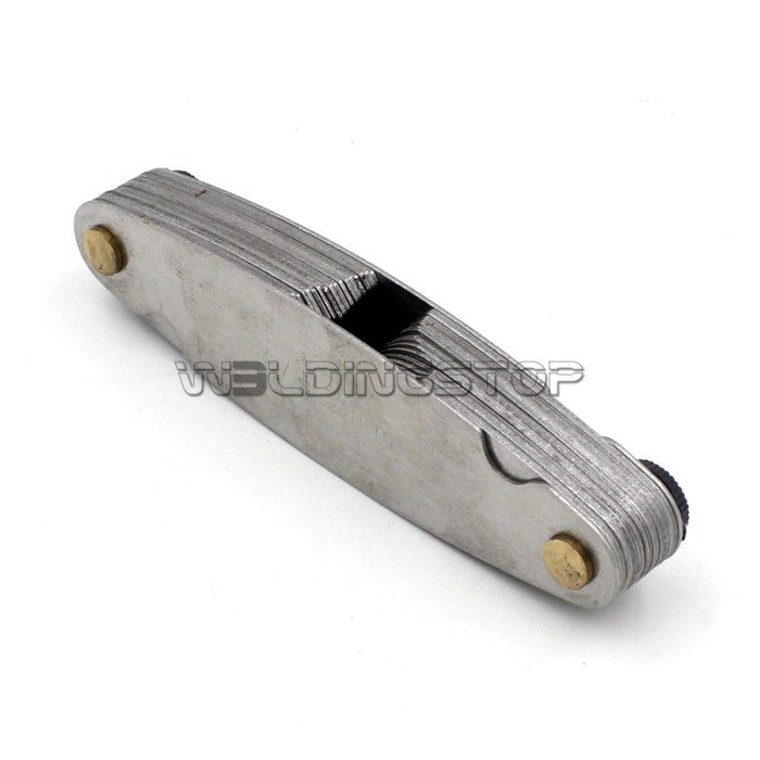 S/S Radius gage Gauge Fillet 32pcs set R7.5-15mm Lock Device MEASUREMENT Tools